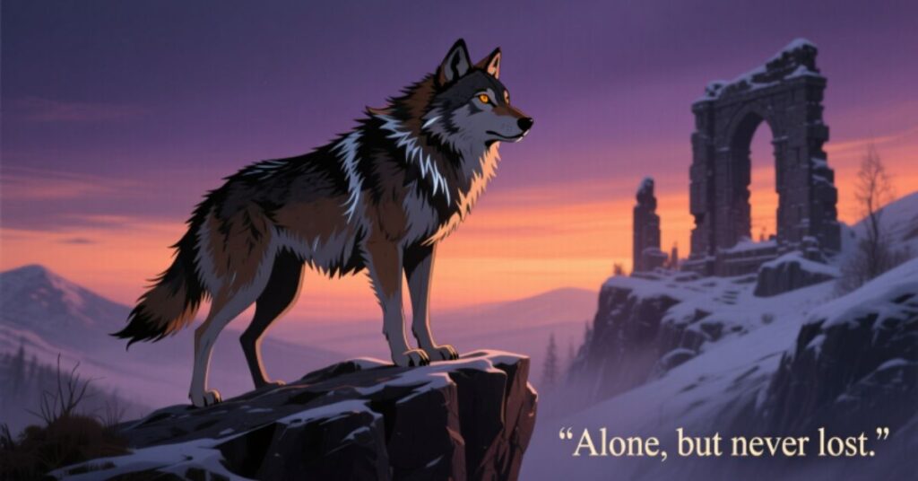 Female lone wolf quotes