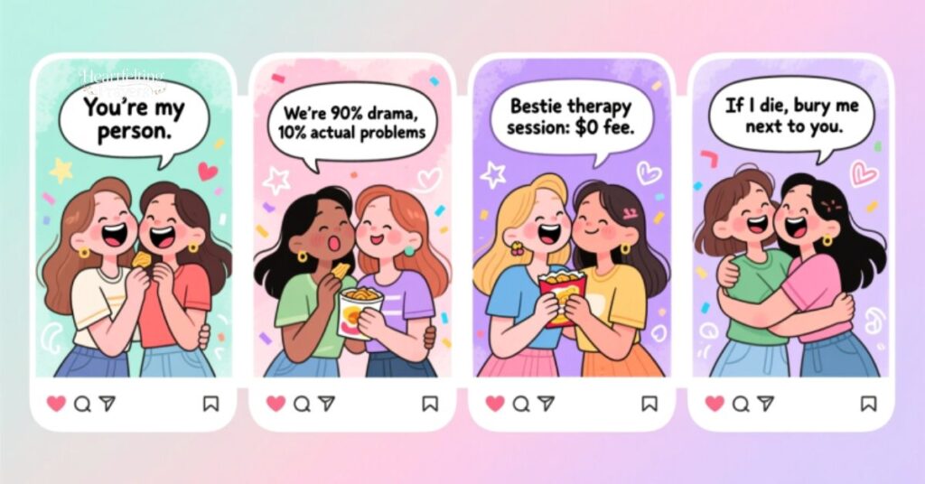 Funny Best Friend Captions For Instagram