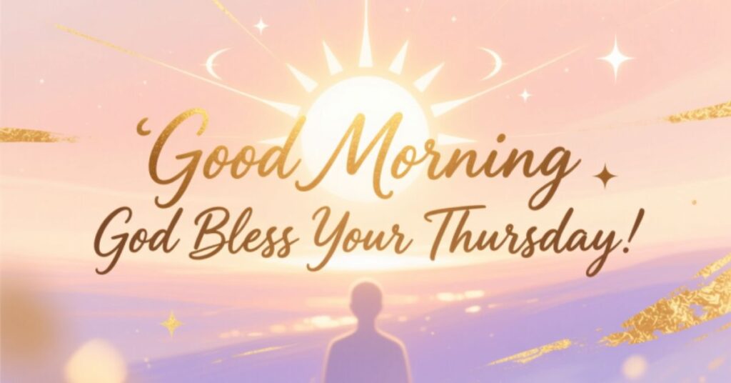Good Morning God Bless Your Thursday