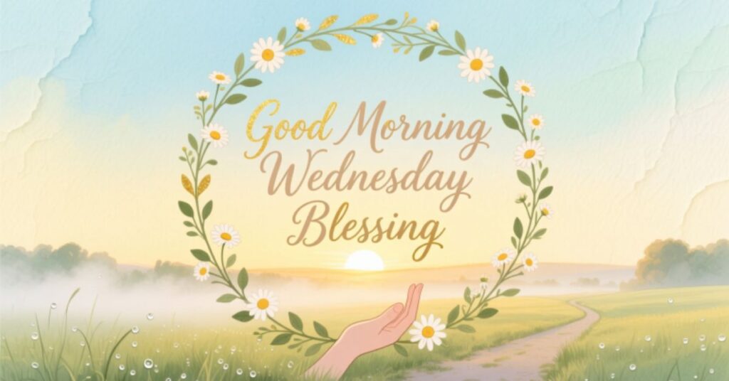 Good Morning Wednesday Blessing