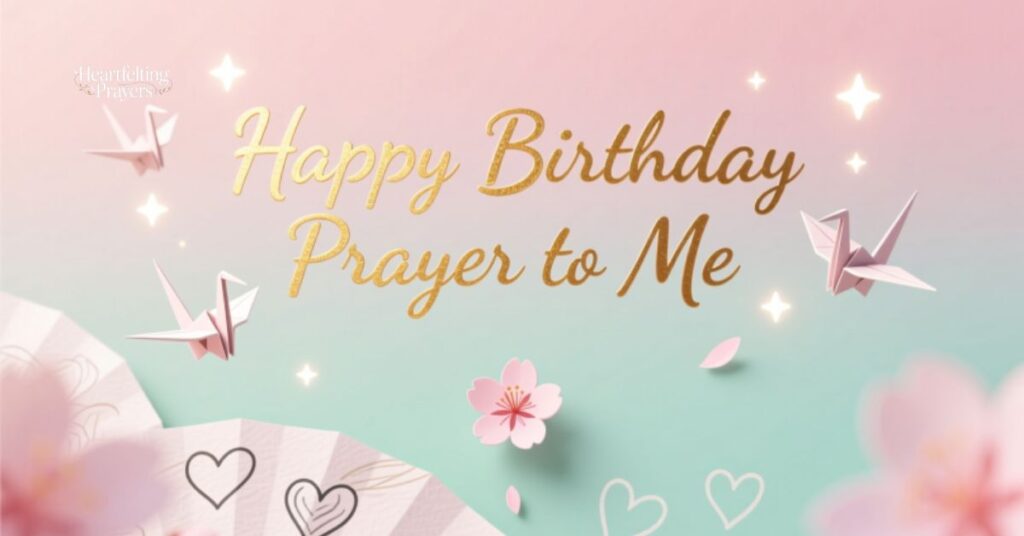 Happy Birthday Prayer to Me