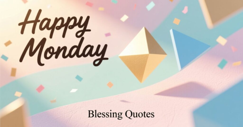 Happy Monday blessing Quotes