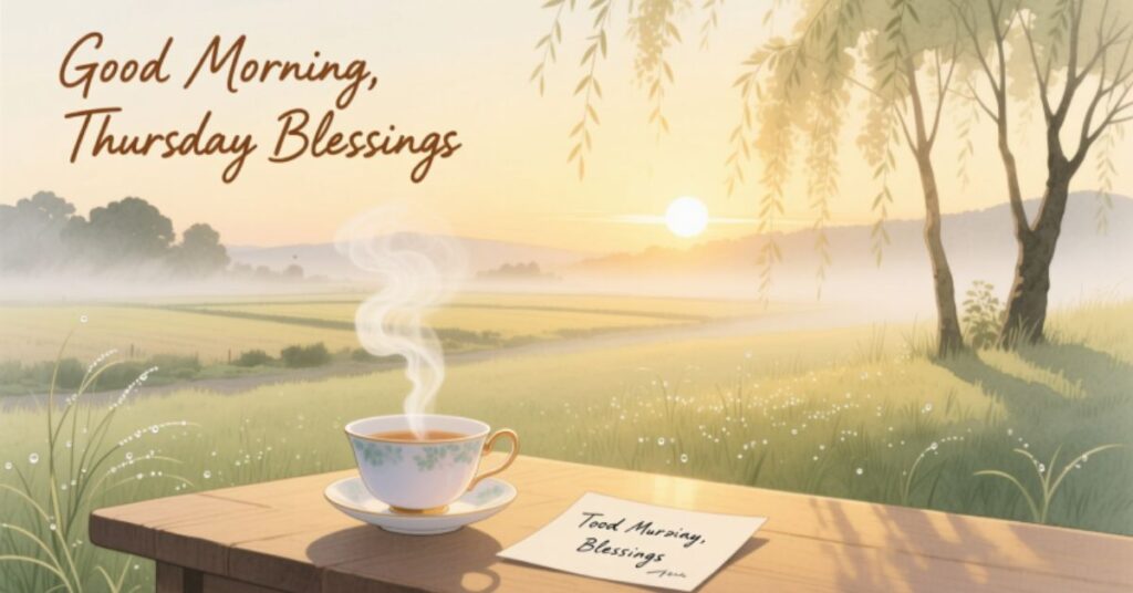 Inspiration Good Morning Thursday Blessings