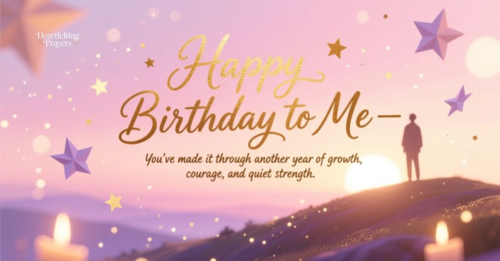 Inspirational Birthday Message to Myself