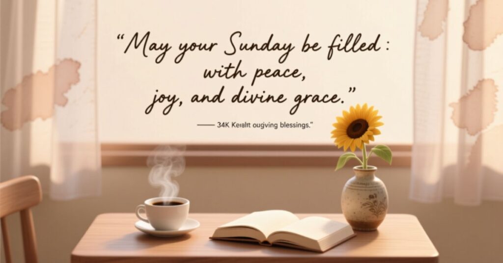 Inspirational Sunday Morning Blessings Quotes