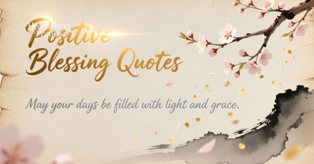 Positive Blessing Quotes