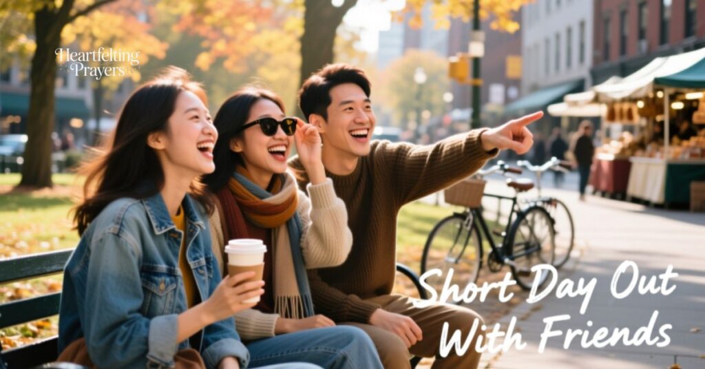 Short Day Out Captions with Friends