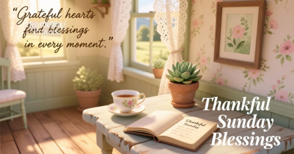 Thankful Sunday Blessings Lovely Quotes