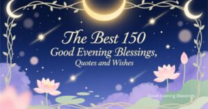 The Best 150 Good Evening Blessings, Quotes and Wishes