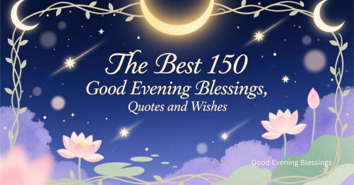 The Best 150 Good Evening Blessings, Quotes and Wishes