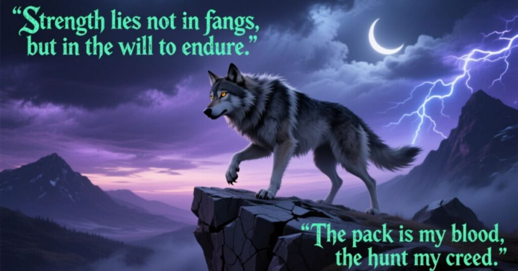 Warrior wolf quotes