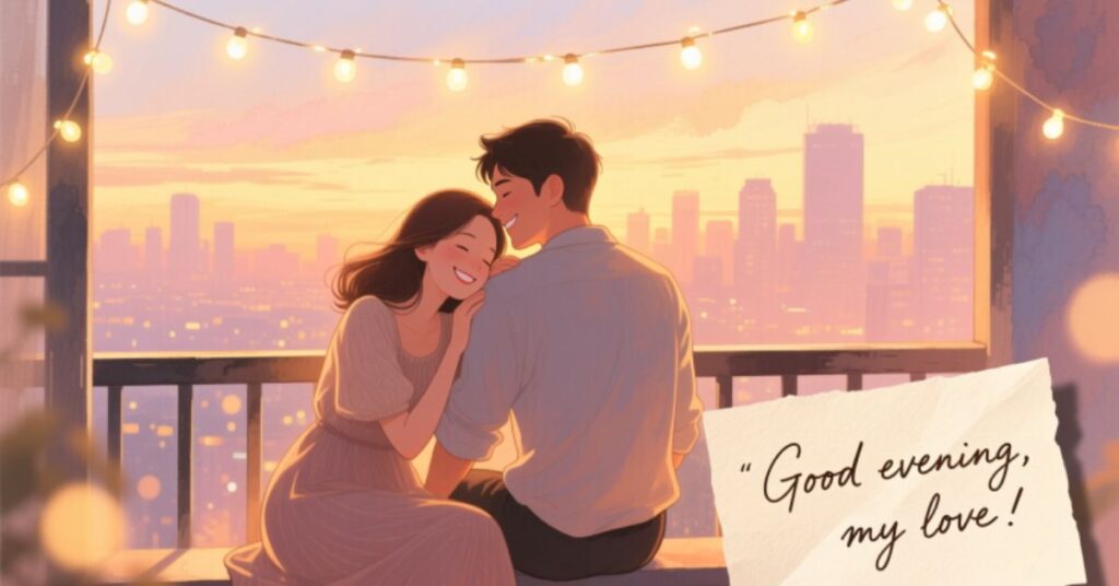 good evening message to my love