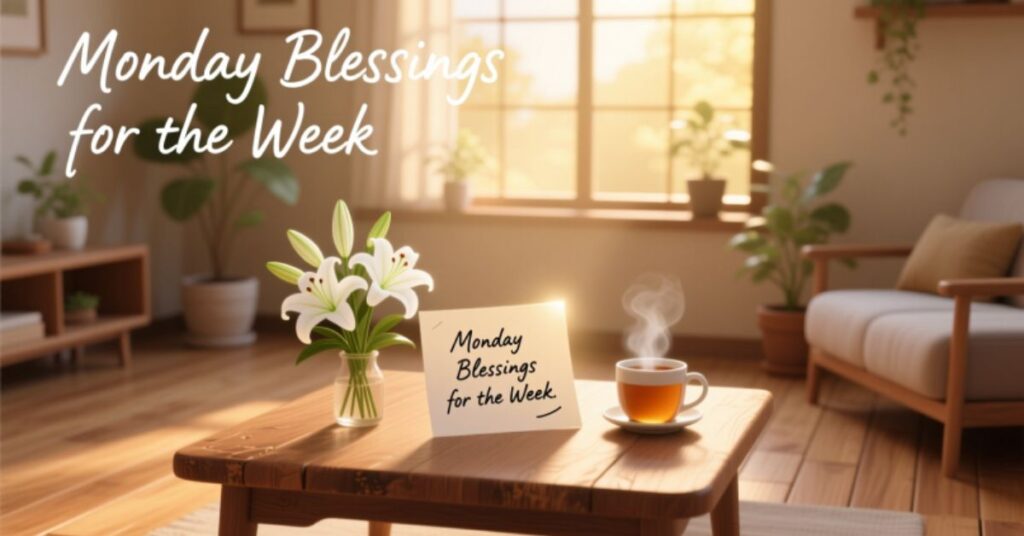 monday blessings for the week