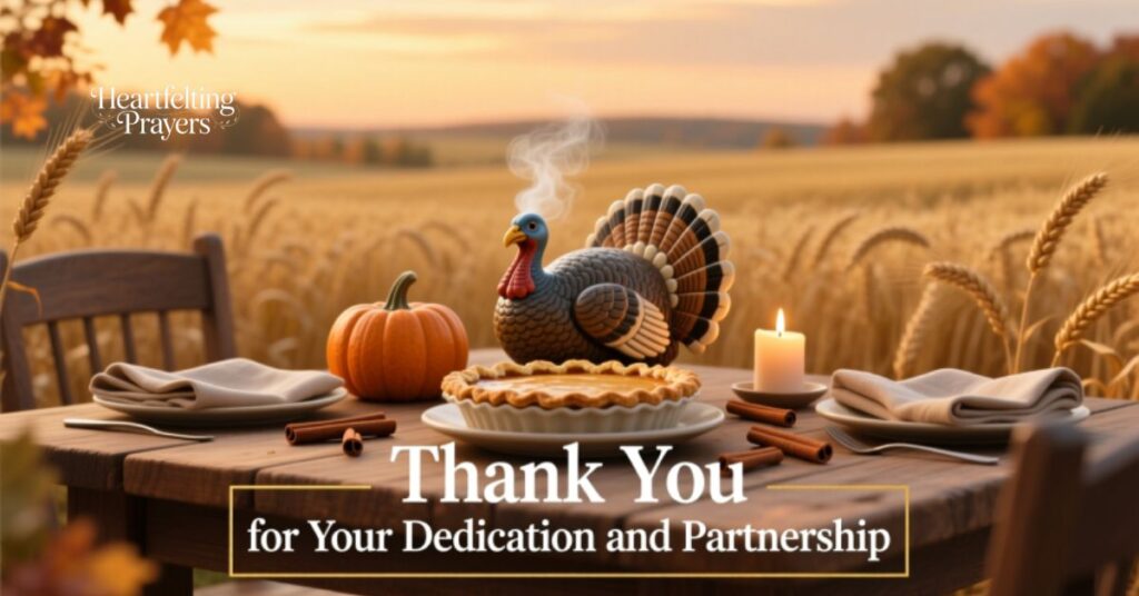 professional thanksgiving message