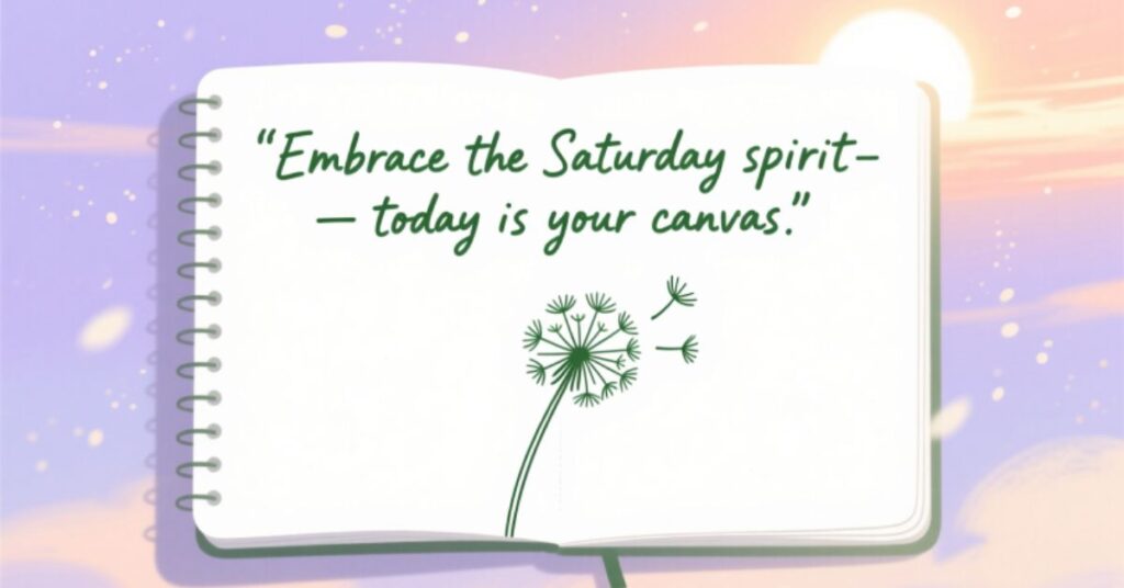 saturday inspirational quotes