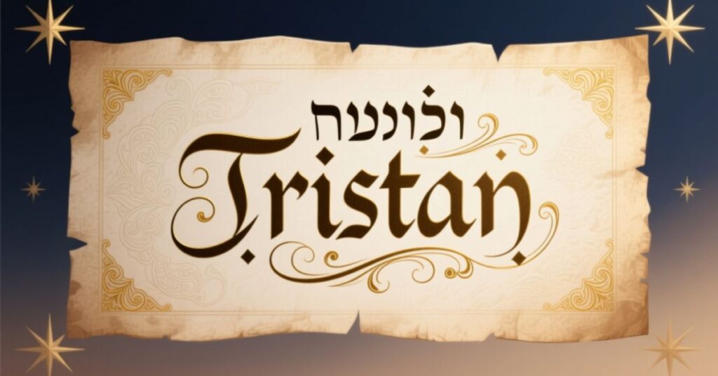 tristan name meaning hebrew